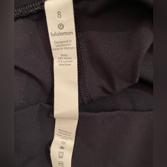 Lulu lemon butter soft tights like new - Picture 3 of 3